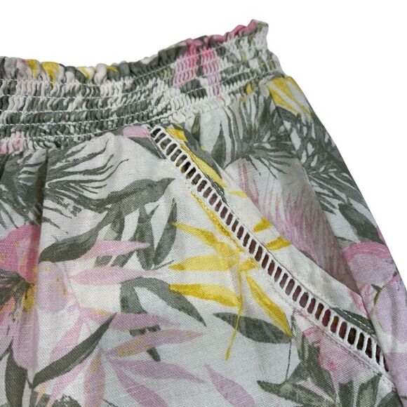 Briggs Linen Blend Floral Shorts, M - Picture 3 of 10